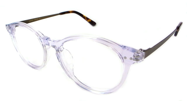 伊達メガネ、家メガネにも最適　メガネ通販センターのセルフレームメガネ