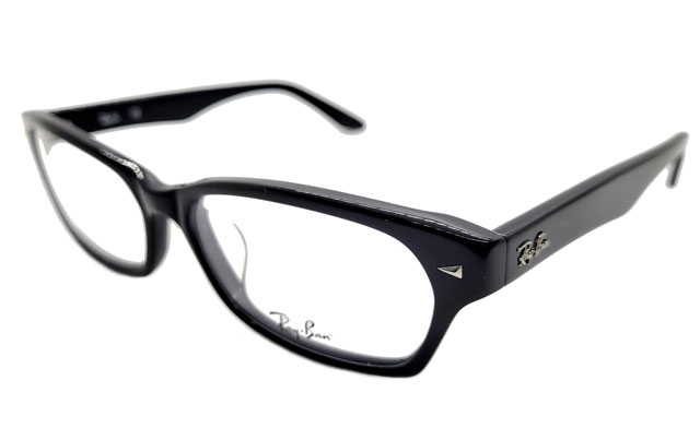 【RayBan】レイバン　人気ブランドの激安メガネセット　RB5130-2000　ブラック／ブラック　度付き眼鏡レンズ付きレンズ付き
