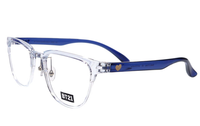 BTSコラボフレーム,度付きメガネレンズ付きセット