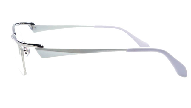 国産のチタン製メガネセット,HAMAMOTO,非球面の度付きレンズ付き眼鏡