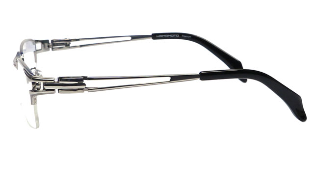 国産のチタン製メガネセット,HAMAMOTO,非球面の度付きレンズ付き眼鏡