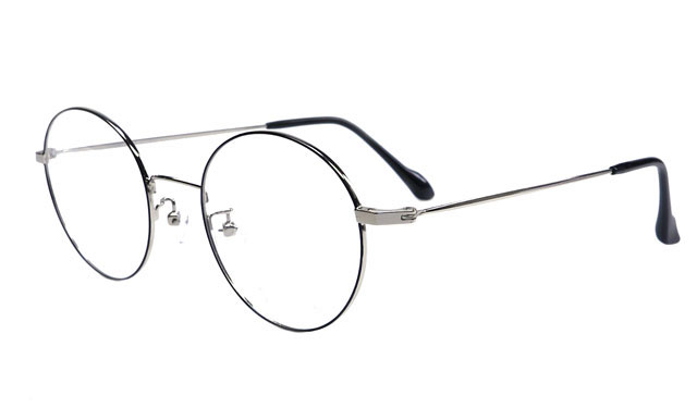 人気の丸メガネセット、度付きレンズ付き（近視,乱視,遠視,老眼鏡対応）眼鏡