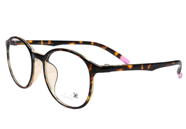 メガネ通販センターの軽量セルフレーム眼鏡セット、度付き眼鏡レンズ付き