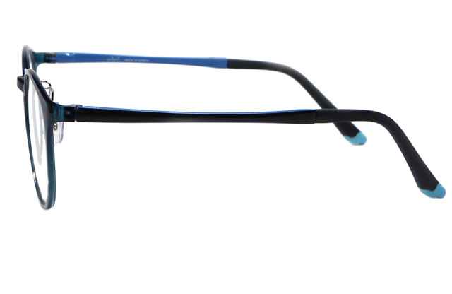 メガネ通販センターの軽量セルフレーム眼鏡セット、度付き眼鏡レンズ付き