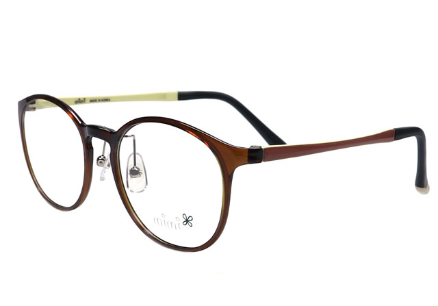 メガネ通販センターの軽量セルフレーム眼鏡セット、度付き眼鏡レンズ付き